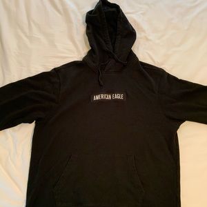 Men’s American Eagle box logo hoodie // Size XL